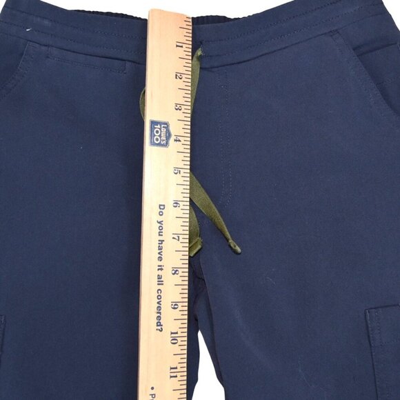 FIGS Technical Collection Navy Blue Scrub Pants XXS Petite Jogger Cargo Style Dr - Picture 6 of 10